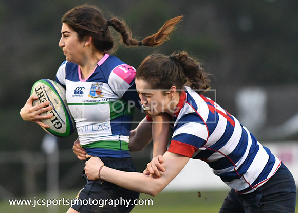 Blackrock RFC 19 Suttonians RFC 3; February 16th 2019; Womens All Ireland Cup Semifinal