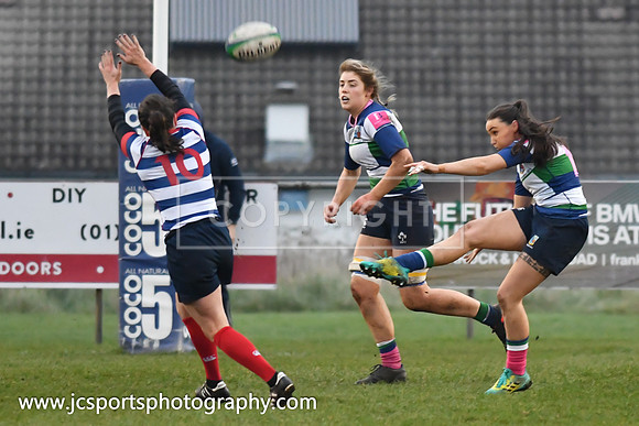 Blackrock RFC 19 Suttonians RFC 3; February 16th 2019; Womens All Ireland Cup Semifinal