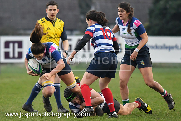 Blackrock RFC 19 Suttonians RFC 3; February 16th 2019; Womens All Ireland Cup Semifinal