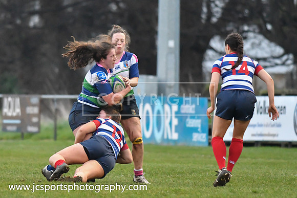 Blackrock RFC 19 Suttonians RFC 3; February 16th 2019; Womens All Ireland Cup Semifinal