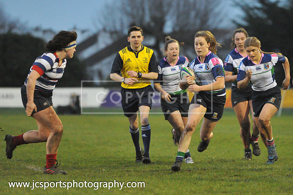 Blackrock RFC 19 Suttonians RFC 3; February 16th 2019; Womens All Ireland Cup Semifinal