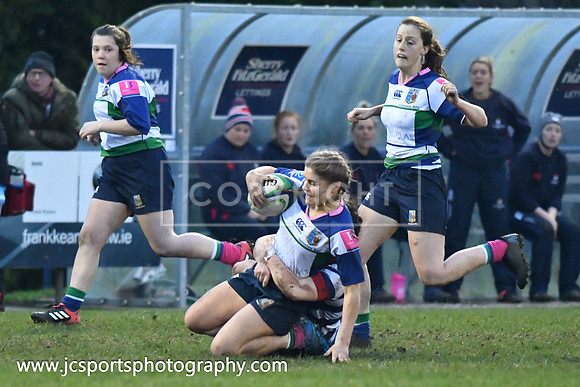Blackrock RFC 19 Suttonians RFC 3; February 16th 2019; Womens All Ireland Cup Semifinal