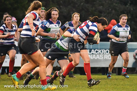 Blackrock RFC 19 Suttonians RFC 3; February 16th 2019; Womens All Ireland Cup Semifinal
