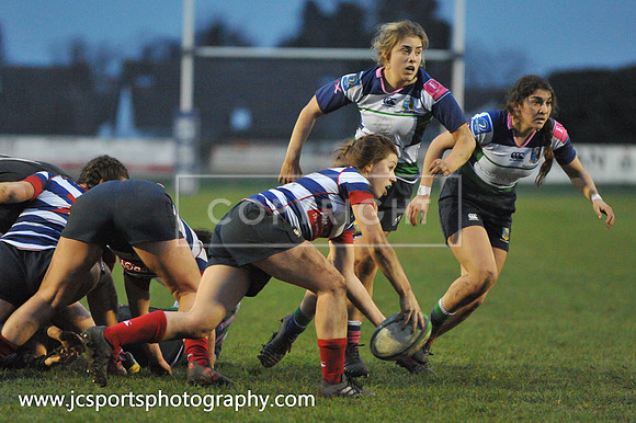 Blackrock RFC 19 Suttonians RFC 3; February 16th 2019; Womens All Ireland Cup Semifinal