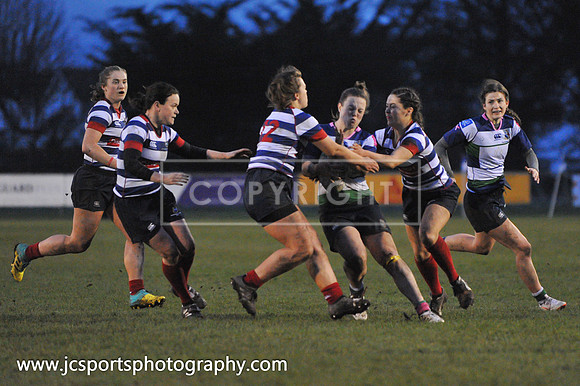 Blackrock RFC 19 Suttonians RFC 3; February 16th 2019; Womens All Ireland Cup Semifinal