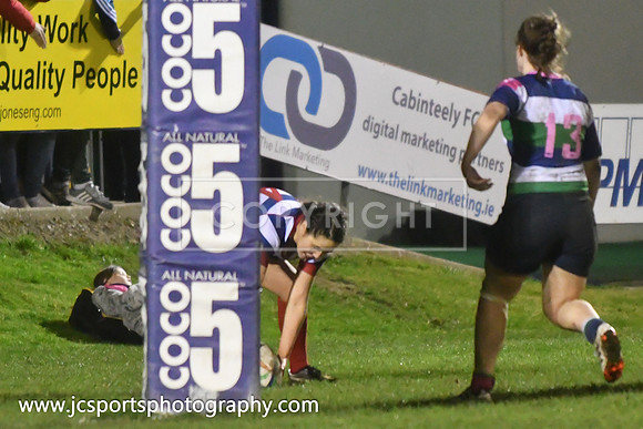Blackrock RFC 19 Suttonians RFC 3; February 16th 2019; Womens All Ireland Cup Semifinal