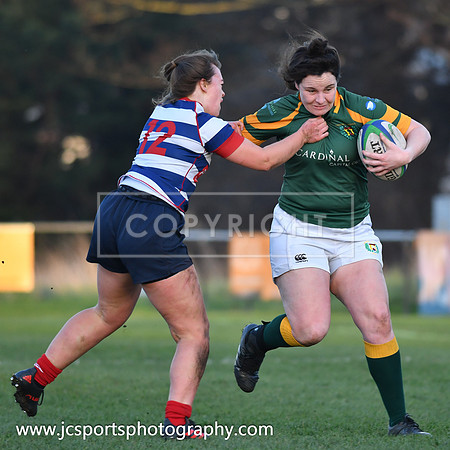 Blackrock RFC 0 Railway Union RFC 30; February 23rd 2019; Womens All Ireland League Round 12