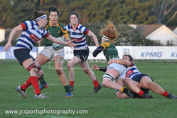 Blackrock RFC 0 Railway Union RFC 30; February 23rd 2019; Womens All Ireland League Round 12