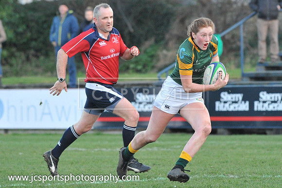 Blackrock RFC 0 Railway Union RFC 30; February 23rd 2019; Womens All Ireland League Round 12