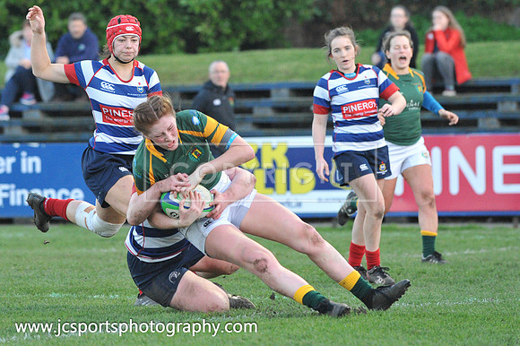Blackrock RFC 0 Railway Union RFC 30; February 23rd 2019; Womens All Ireland League Round 12