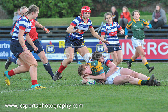 Blackrock RFC 0 Railway Union RFC 30; February 23rd 2019; Womens All Ireland League Round 12