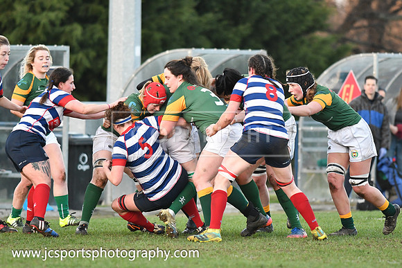 Blackrock RFC 0 Railway Union RFC 30; February 23rd 2019; Womens All Ireland League Round 12