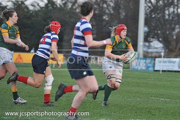 Blackrock RFC 0 Railway Union RFC 30; February 23rd 2019; Womens All Ireland League Round 12