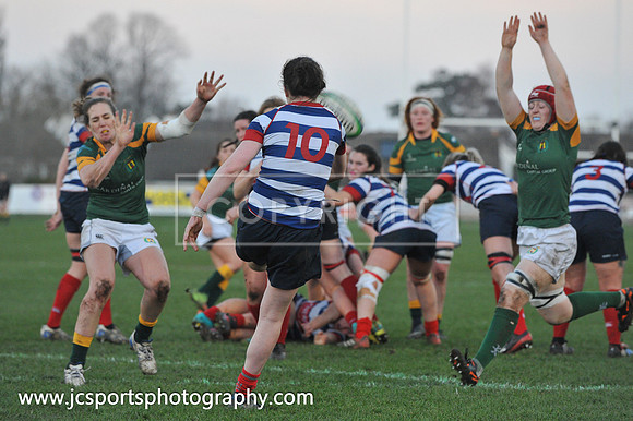 Blackrock RFC 0 Railway Union RFC 30; February 23rd 2019; Womens All Ireland League Round 12