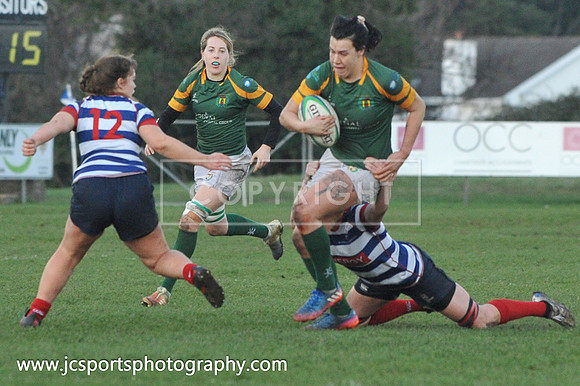 Blackrock RFC 0 Railway Union RFC 30; February 23rd 2019; Womens All Ireland League Round 12