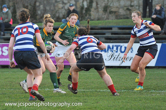 Blackrock RFC 0 Railway Union RFC 30; February 23rd 2019; Womens All Ireland League Round 12