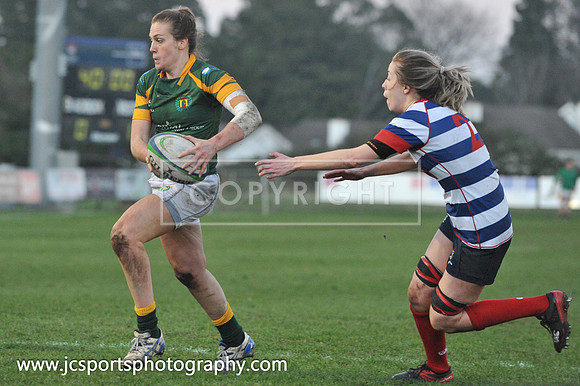 Blackrock RFC 0 Railway Union RFC 30; February 23rd 2019; Womens All Ireland League Round 12