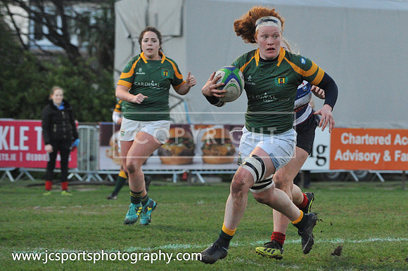 Blackrock RFC 0 Railway Union RFC 30; February 23rd 2019; Womens All Ireland League Round 12