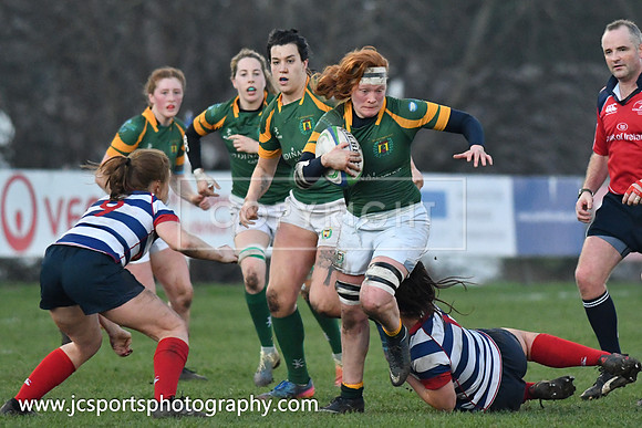 Blackrock RFC 0 Railway Union RFC 30; February 23rd 2019; Womens All Ireland League Round 12
