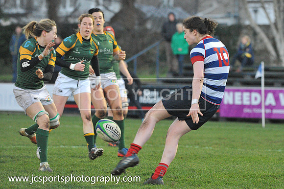 Blackrock RFC 0 Railway Union RFC 30; February 23rd 2019; Womens All Ireland League Round 12