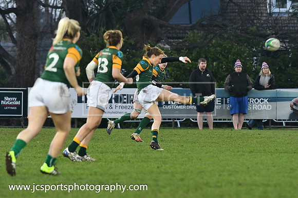 Blackrock RFC 0 Railway Union RFC 30; February 23rd 2019; Womens All Ireland League Round 12