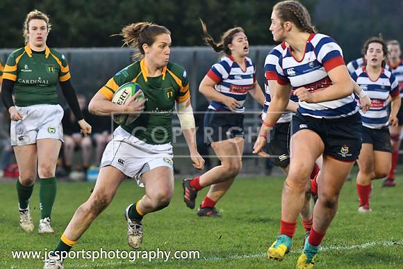 Blackrock RFC 0 Railway Union RFC 30; February 23rd 2019; Womens All Ireland League Round 12