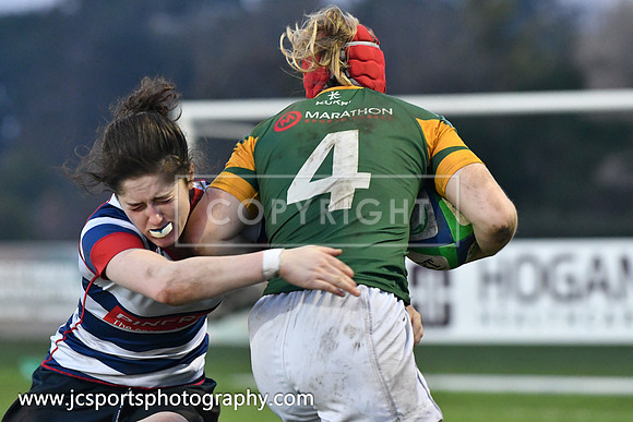 Blackrock RFC 0 Railway Union RFC 30; February 23rd 2019; Womens All Ireland League Round 12