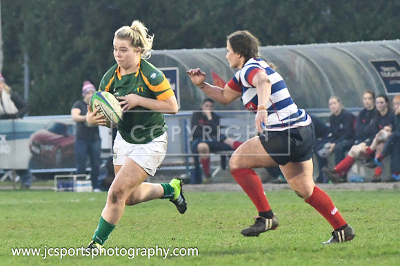 Blackrock RFC 0 Railway Union RFC 30; February 23rd 2019; Womens All Ireland League Round 12
