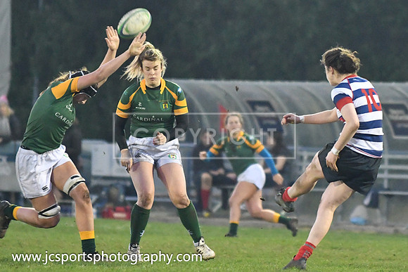 Blackrock RFC 0 Railway Union RFC 30; February 23rd 2019; Womens All Ireland League Round 12