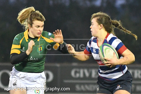 Blackrock RFC 0 Railway Union RFC 30; February 23rd 2019; Womens All Ireland League Round 12