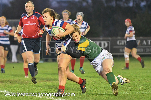 Blackrock RFC 0 Railway Union RFC 30; February 23rd 2019; Womens All Ireland League Round 12