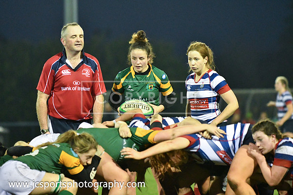 Blackrock RFC 0 Railway Union RFC 30; February 23rd 2019; Womens All Ireland League Round 12