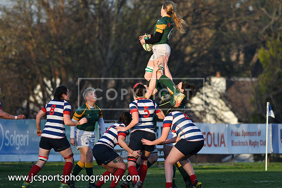 Blackrock RFC 0 Railway Union RFC 30; February 23rd 2019; Womens All Ireland League Round 12