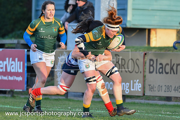 Blackrock RFC 0 Railway Union RFC 30; February 23rd 2019; Womens All Ireland League Round 12