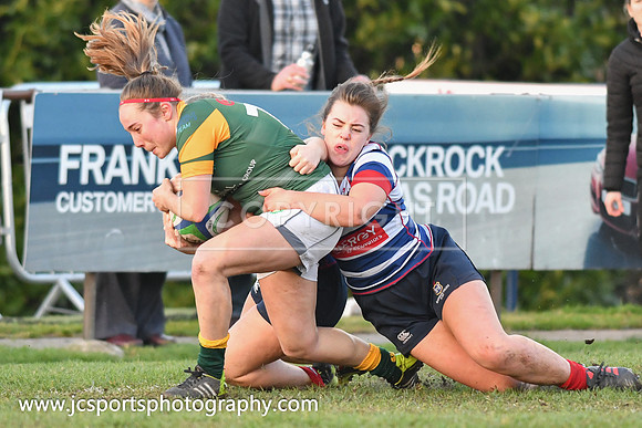 Blackrock RFC 0 Railway Union RFC 30; February 23rd 2019; Womens All Ireland League Round 12