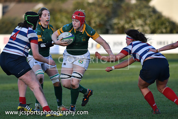 Blackrock RFC 0 Railway Union RFC 30; February 23rd 2019; Womens All Ireland League Round 12