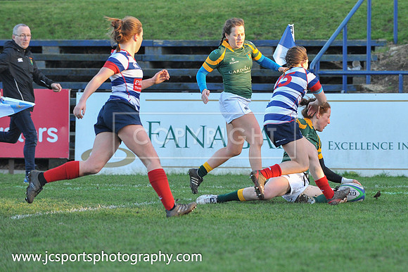 Blackrock RFC 0 Railway Union RFC 30; February 23rd 2019; Womens All Ireland League Round 12