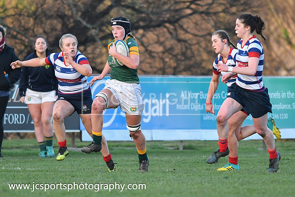 Blackrock RFC 0 Railway Union RFC 30; February 23rd 2019; Womens All Ireland League Round 12