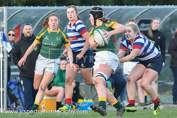 Blackrock RFC 0 Railway Union RFC 30; February 23rd 2019; Womens All Ireland League Round 12