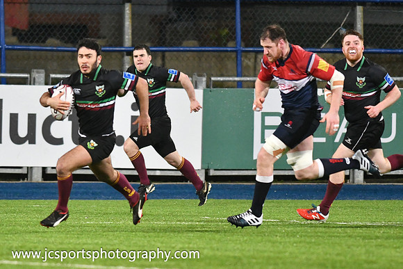 DLSP FC 13 Old Wesley RFC 42; Thursday 8th March; Metro Cup