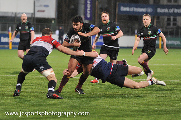 DLSP FC 13 Old Wesley RFC 42; Thursday 8th March; Metro Cup