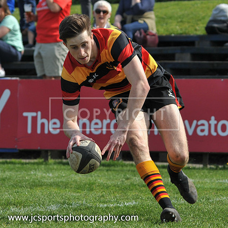 Blackrock RFC 28 Sligo RFC 27; AIL Playoff; 20th April 2019; Stradbrook Road