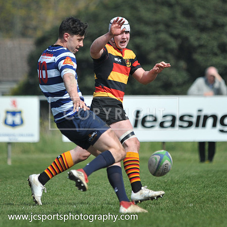 Blackrock RFC 28 Sligo RFC 27; AIL Playoff; 20th April 2019; Stradbrook Road