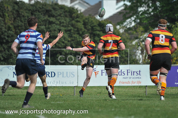 Blackrock RFC 28 Sligo RFC 27; AIL Playoff; 20th April 2019; Stradbrook Road