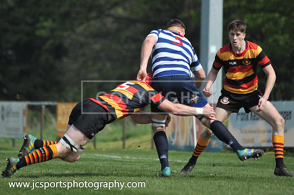 Blackrock RFC 28 Sligo RFC 27; AIL Playoff; 20th April 2019; Stradbrook Road