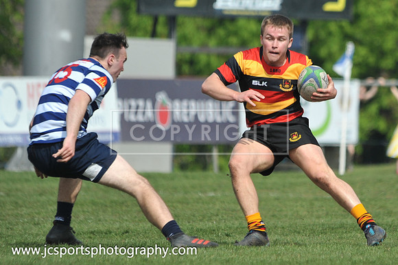 Blackrock RFC 28 Sligo RFC 27; AIL Playoff; 20th April 2019; Stradbrook Road