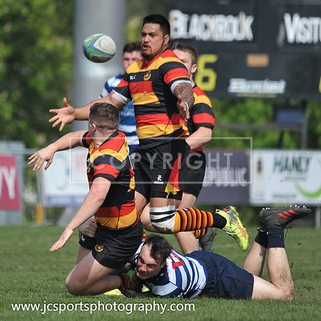 Blackrock RFC 28 Sligo RFC 27; AIL Playoff; 20th April 2019; Stradbrook Road