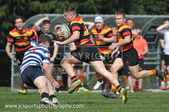 Blackrock RFC 28 Sligo RFC 27; AIL Playoff; 20th April 2019; Stradbrook Road