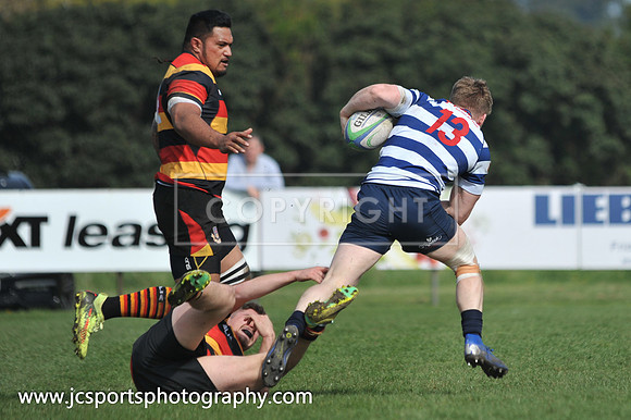 Blackrock RFC 28 Sligo RFC 27; AIL Playoff; 20th April 2019; Stradbrook Road