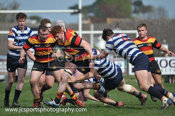Blackrock RFC 28 Sligo RFC 27; AIL Playoff; 20th April 2019; Stradbrook Road